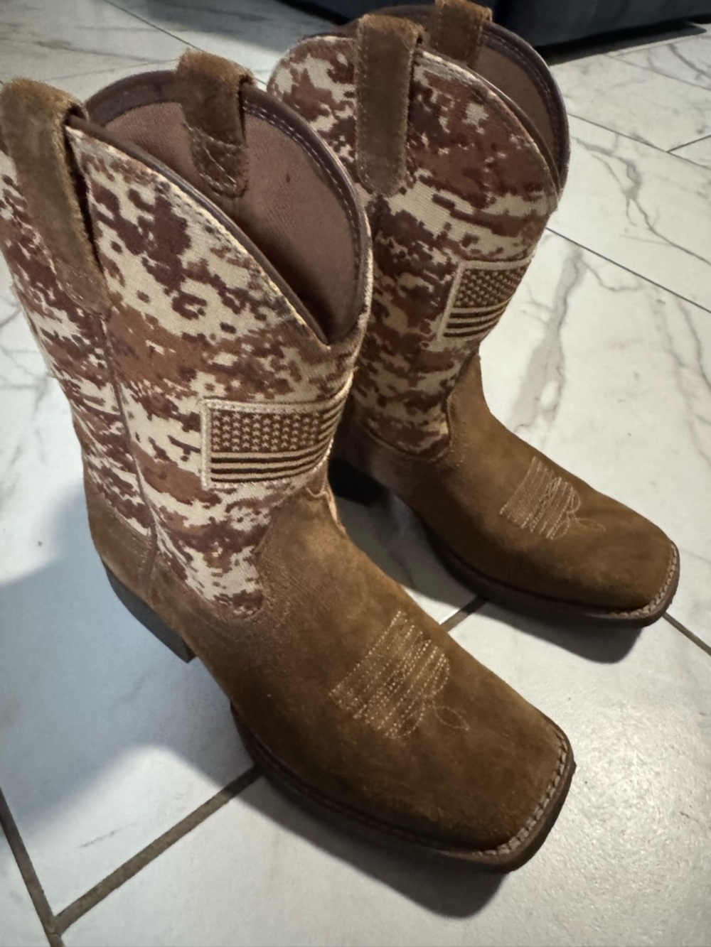 Ariat Tan Interior Work Boot with Dark Insole